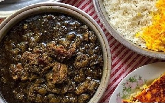 چلو خورشت کرفس